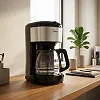 Midea 1.5L 12-Cup, Touchscreen, Drip Coffee Maker - Black