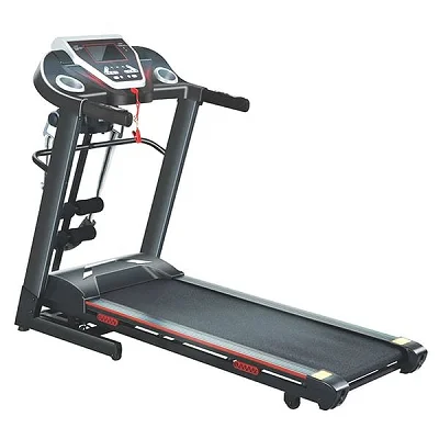 Folding Electric Treadmill Auto Incline Lcd Home Gym 14km/hr