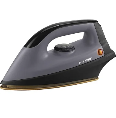 Sonashi Heavy Duty Iron with Golden Ceramic Coated Soleplate