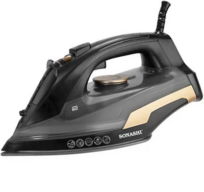 Sonashi Steam Iron with Ceramic Coated Soleplate,Powerful Steam Burst, Adjustable Thermostat with Spray Iron Feature, Self-Clean Function, SI-5093C-Multicolor