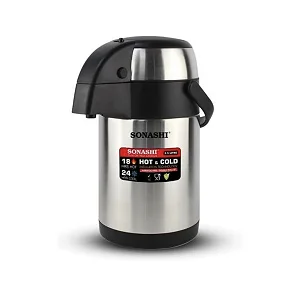Sonashi 3.5L Hot & Cold Airpot Flasks with Stainless Steel Insulation