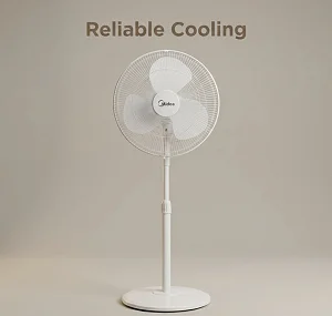 Midea 16 Inch Floor Stand Fan FS40-19M-White