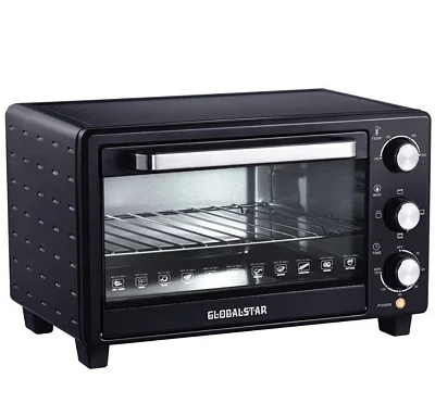 Global Star Microwave Oven 25 Litre - GS+OV25- BLACK