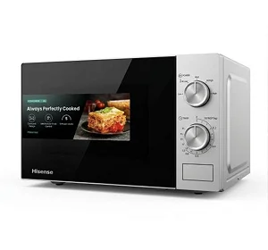 Hisense 20 Liters Manual Knob Microwave 20 L – Silver
