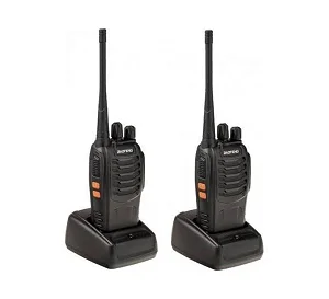 Baofeng Walkie Talkie Radio Call BF-888S Two-Way Pair Of Two - Black