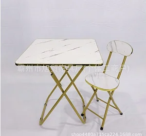 Foldable Reading/Laptop Table & Chair For Home And Office