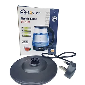 E- Bester Glass Water Electric Kettle 1.8L - Glass