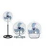 3 In 1 Adjustable Oscillating Fan – Table, Stand & Wall Fan Silver