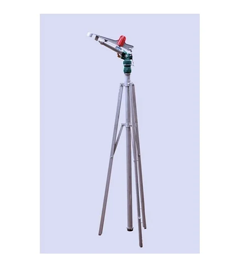 Irrigation Rain Gun Sprinkler 50M Diameter 2inch with Black Stand - Silver