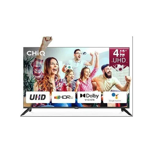 Chiq 43 Inch Smart Frameless LED HD Google TV – Black