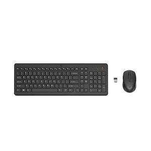 Wireless Keyboard & Mouse Combo – Black