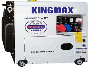 King Max 7KW Diesel Generator – 10HP, 16L Tank, Silent Electric Start