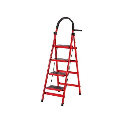 Multi-Purpose 4-Step Folding Ladder -Multicolor