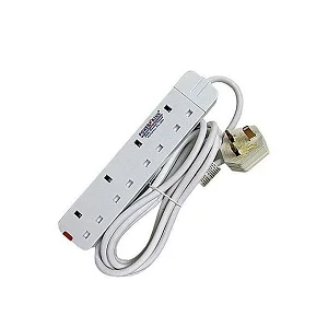 4-Way Power King Extension Cable – 3M White