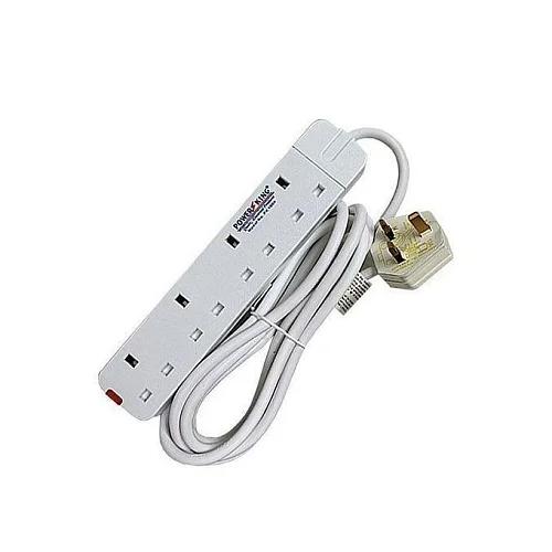 4-Way Power King Extension Cable – 3M White