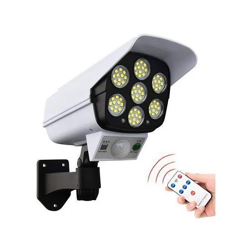 Solar Camera Style Outdoor Wall Light – 3 Modes Motion Sensor