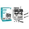 Winning Star 20 Bar Commercial Espresso Machine with Coffee Grinder - Silver