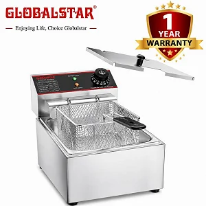Globalstar 6L Stainless Steel Electric Deep Fryer