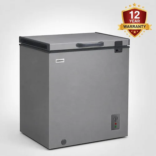 Konka KF-260 260L Chest Freezer in Uganda – Grey Defrost Deep Freezer