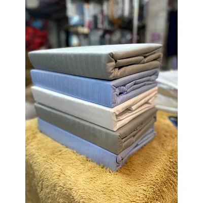 6X6 Egyptian Striped Bedsheets Set – 2 Bedsheets and 2 Pillowcases - Multicolor