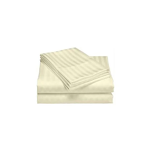 5X6 Egyptian Cotton Bedsheets Set – 2 Bedsheets and 2 Pillowcases - Cream