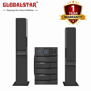 Globalstar GS-8912 2.1CH Home Audio System with Bluetooth, USB, SD & FM Radio