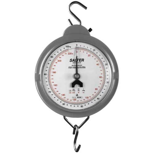 Salter Hanging Weighing Scale 200Kg - Silver