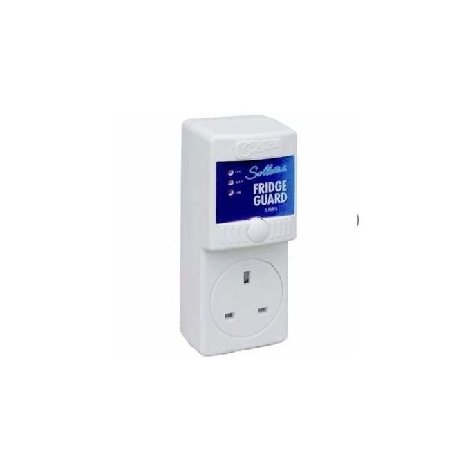 Sollatek Pack of TV Guard+ Fridge Guard +Extension Cable 6 ways-White