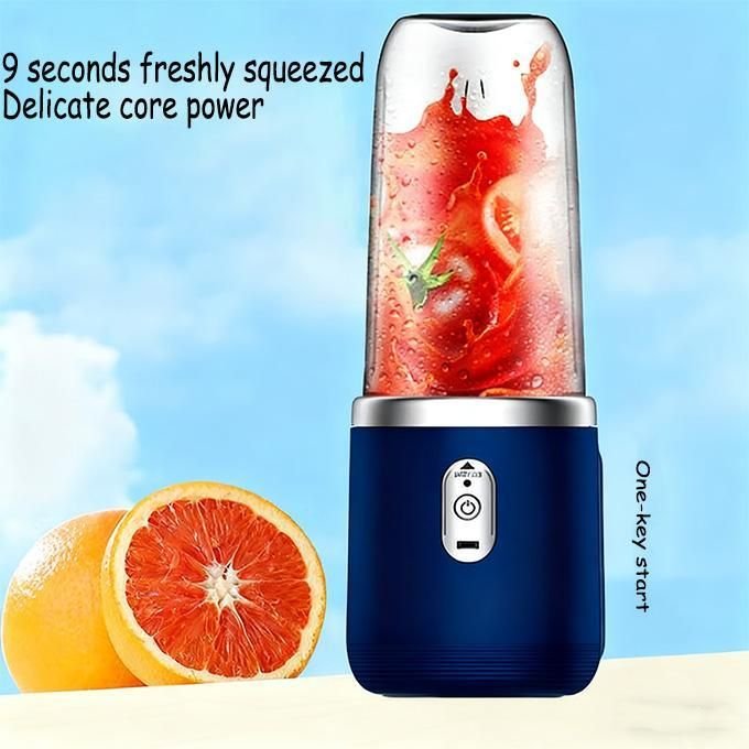 Portable Juicer Blender with a Mini Juice Cup - 2 in 1 with 6 Blades - Multicolor