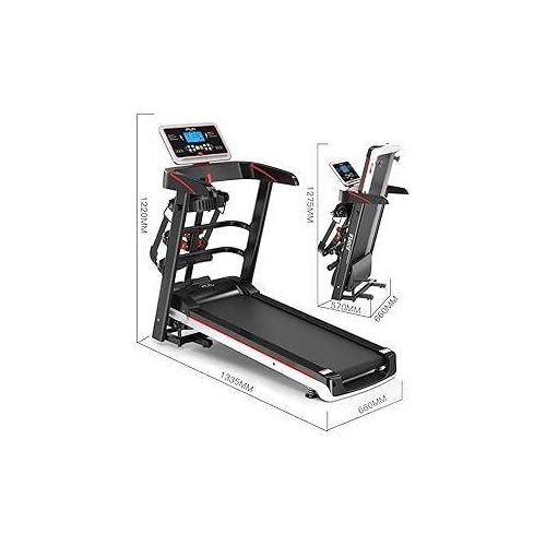 Electric Treadmill Foldable 300kg Maximum With Incliner