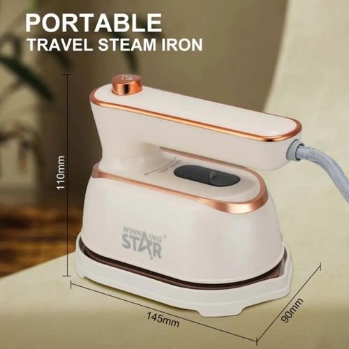 WINNING STAR 1000W Travel Iron For Clothes Portable Steam Iron