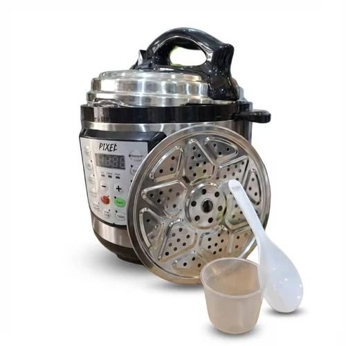 Pixel 6 L Electric Pressure Cooker, Food Steamer with 11 functions