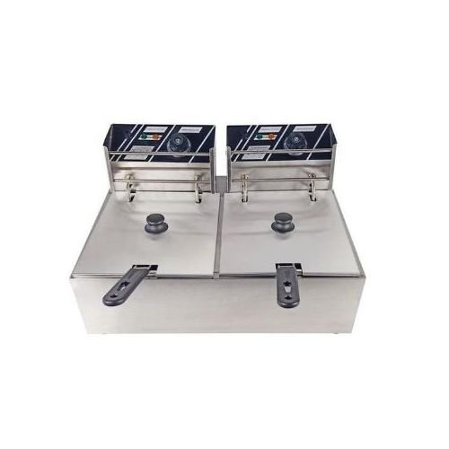 12L  Double Electric Deep Fryer stainless steel