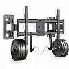 Heavy Duty Full Motion TV Wall Mount 75–100 Inches – Strong Adjustable TV Bracket – Black