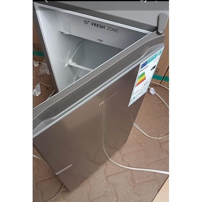 Hisense 120L Mini Single Door Fridge – Silver RR120DAGS