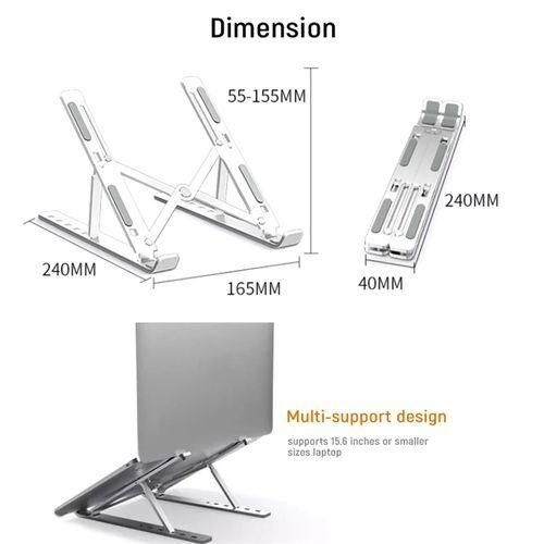 Portable adjustable laptop stand