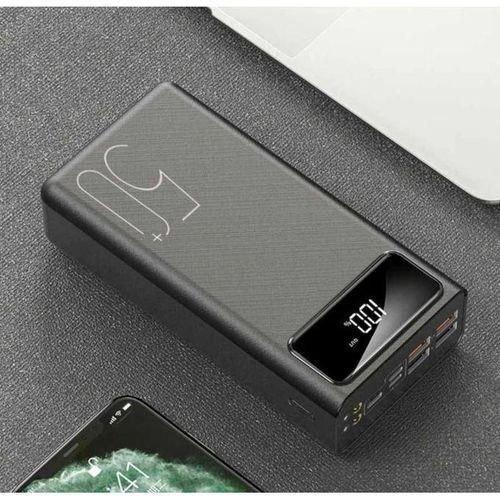 Aldeepo 50000MAh Heavy Duty Fast Charging 22.5W 6 In One Power Bank - Black/White