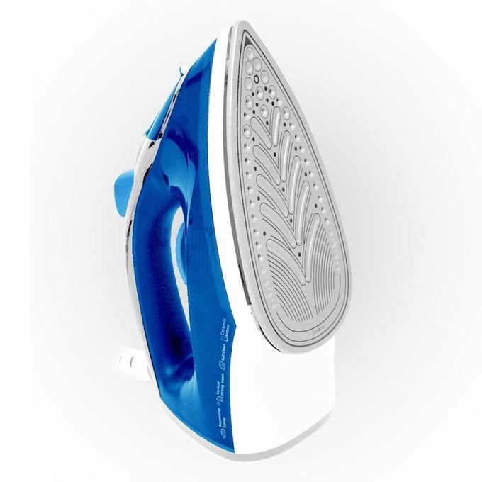 Saachi Electric Steam Iron with Nonstick Plate - Blue