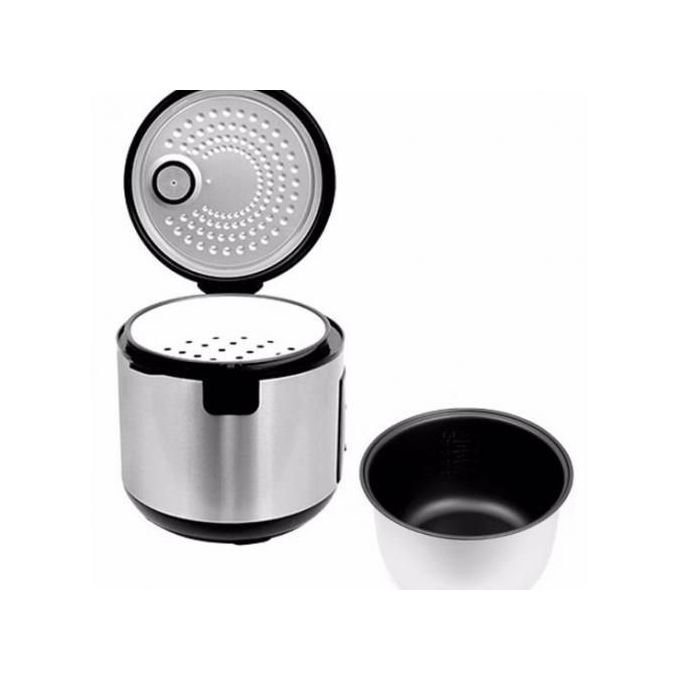 Geepas 1.8 Litres Rice Cooker Stainless Steel- Silver