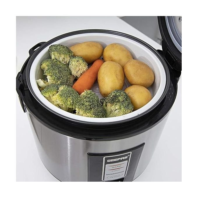 Geepas 2.8L Stainless Steel Rice Cooker 700W- GRC4330