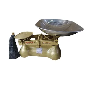 UNBS Certified Original Weighing Scale with 6 Weighing Stones – Gold