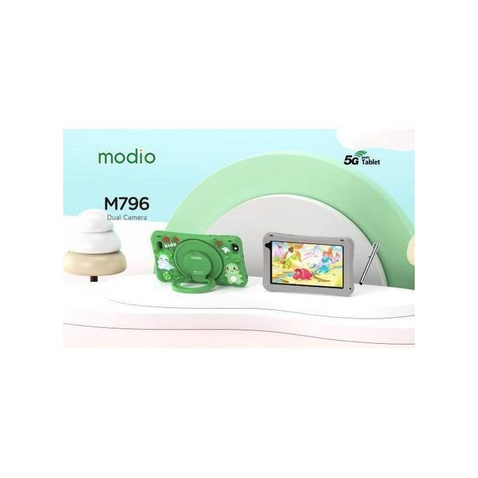Modio 5G Android kids Tablet 7" - 6GB RAM - 256GB ROM - SIM ENABLED / Wi-Fi - 4000mAh - Multicolor