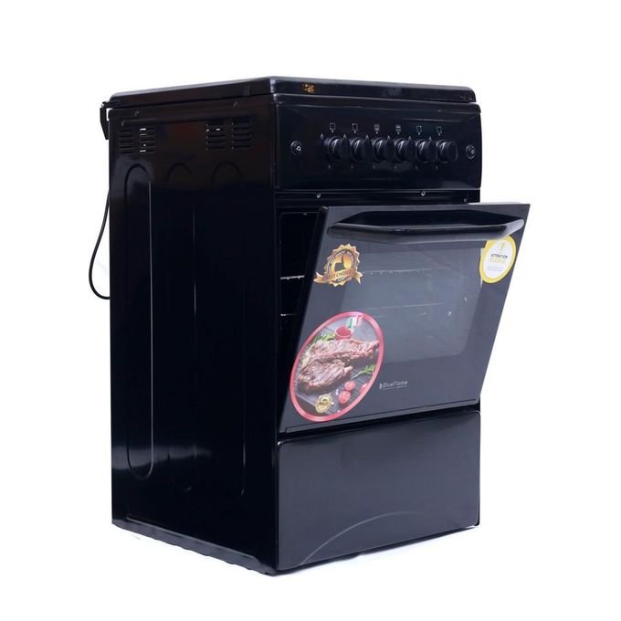 Blueflame 50cm X 50cm Full Gas Upright Standing Cooker C5040G-B ( Made In Turkey ) - Black