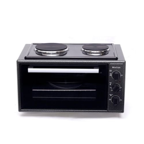 Blueflame 45 Liters Electric Mini Oven With Two Hot Plates / Hobs