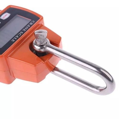 Crane 300 Kgs / 300kg Cast Iron Digital Weighing Scale With Clear Digital Screen-Orange Blue