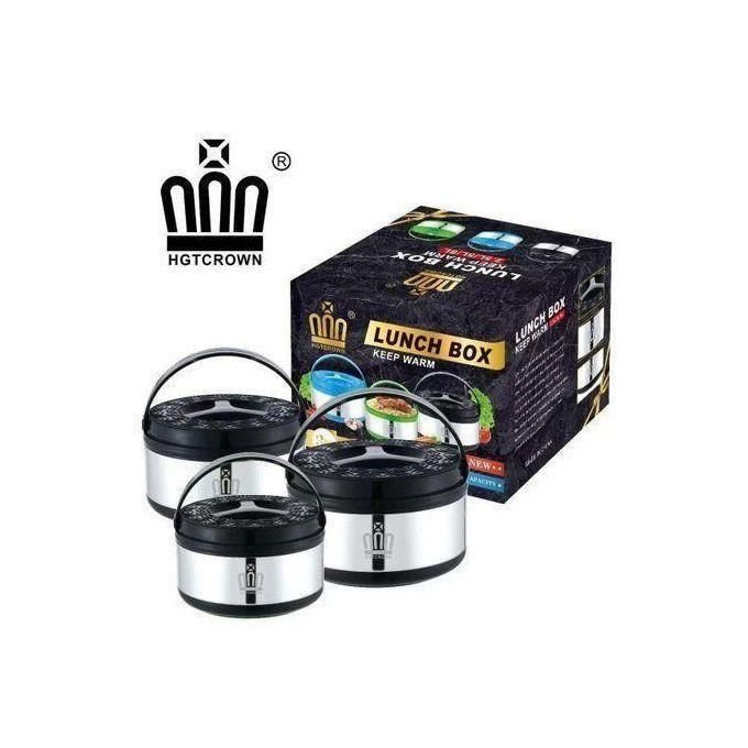 3-Piece Insulated Lunch Box Set / Food Container