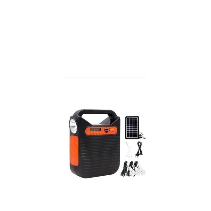 Portable Solar Rechargeable LED Radio Portable Multifunctional Camping Light