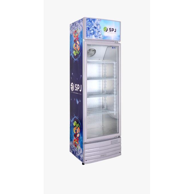 SPJ 400L Beverage Cooler Chiller Showcase Glass Display Fridge - White (3YRS WRNTY) (Copy)