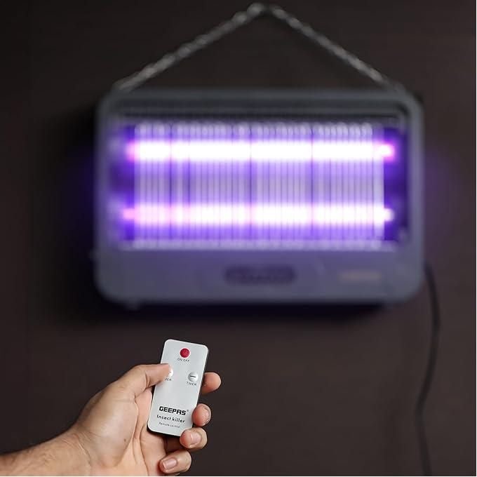 Geepas Bug Mosquito killer with Remote control GBK25605-White