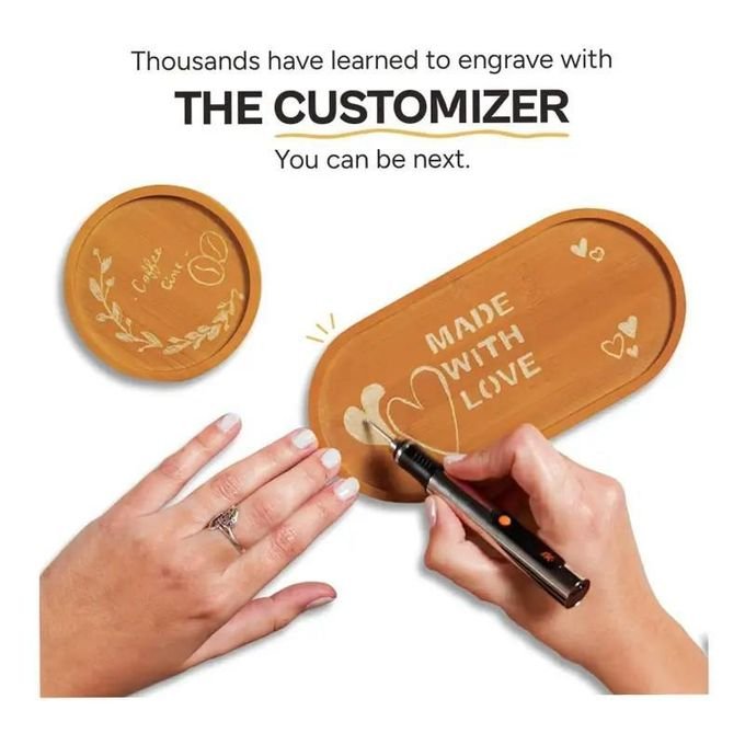 Rechargeable 30-in-1 Engraving Pen Kit – Rotary Tool for Wood, Glass, Metal, Plastic & Leather